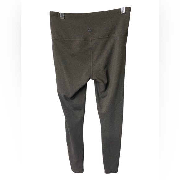 prAna Pillar Leggings Small Earth Brown Green Mid Rise Stretch Performance - Picture 4 of 8